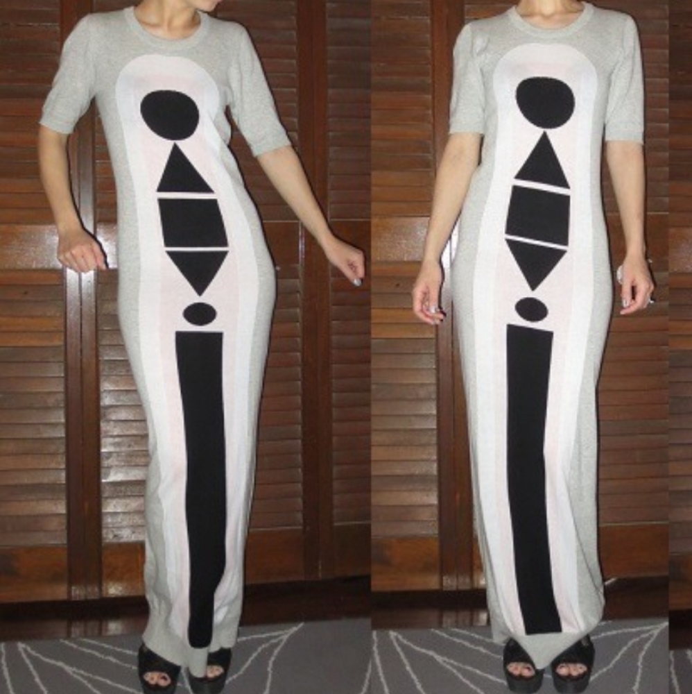 Modcloth knit maxi dress size S